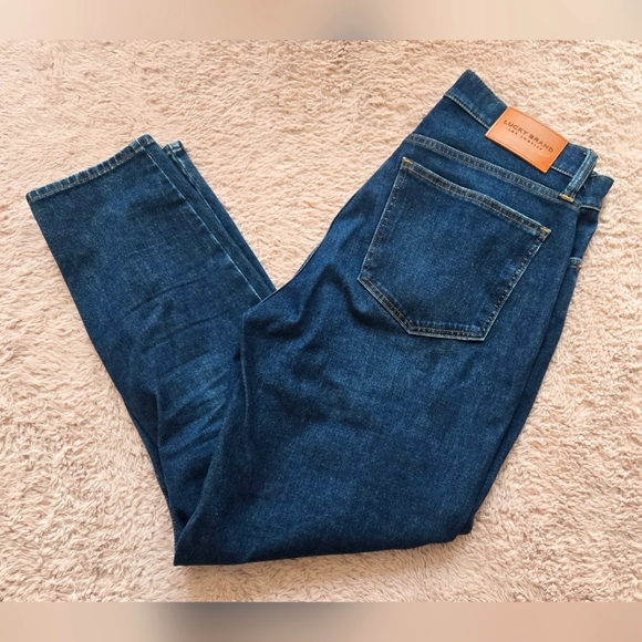 Lucky Brand Denim - Lucky Brand Ava Mid Rise Skinny Dark Blue Jeans